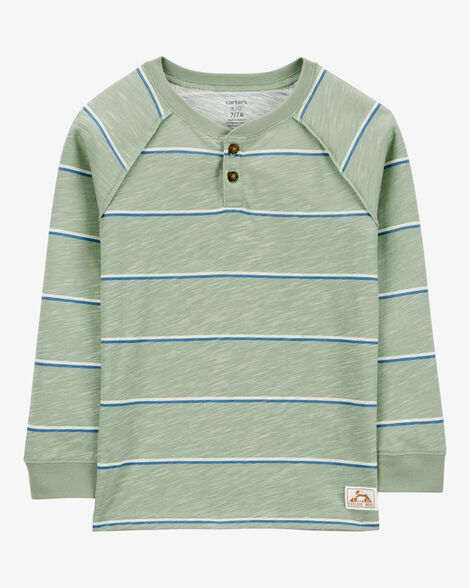 Product image 1 of Kid Striped Henley Tee