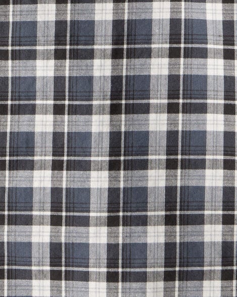 Product image 2 of Boys Plaid Cotton Long-Sleeve Button-Down Shirt - Grey