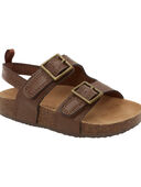 Brown - Toddler Everyday Casual Sandals, Selected