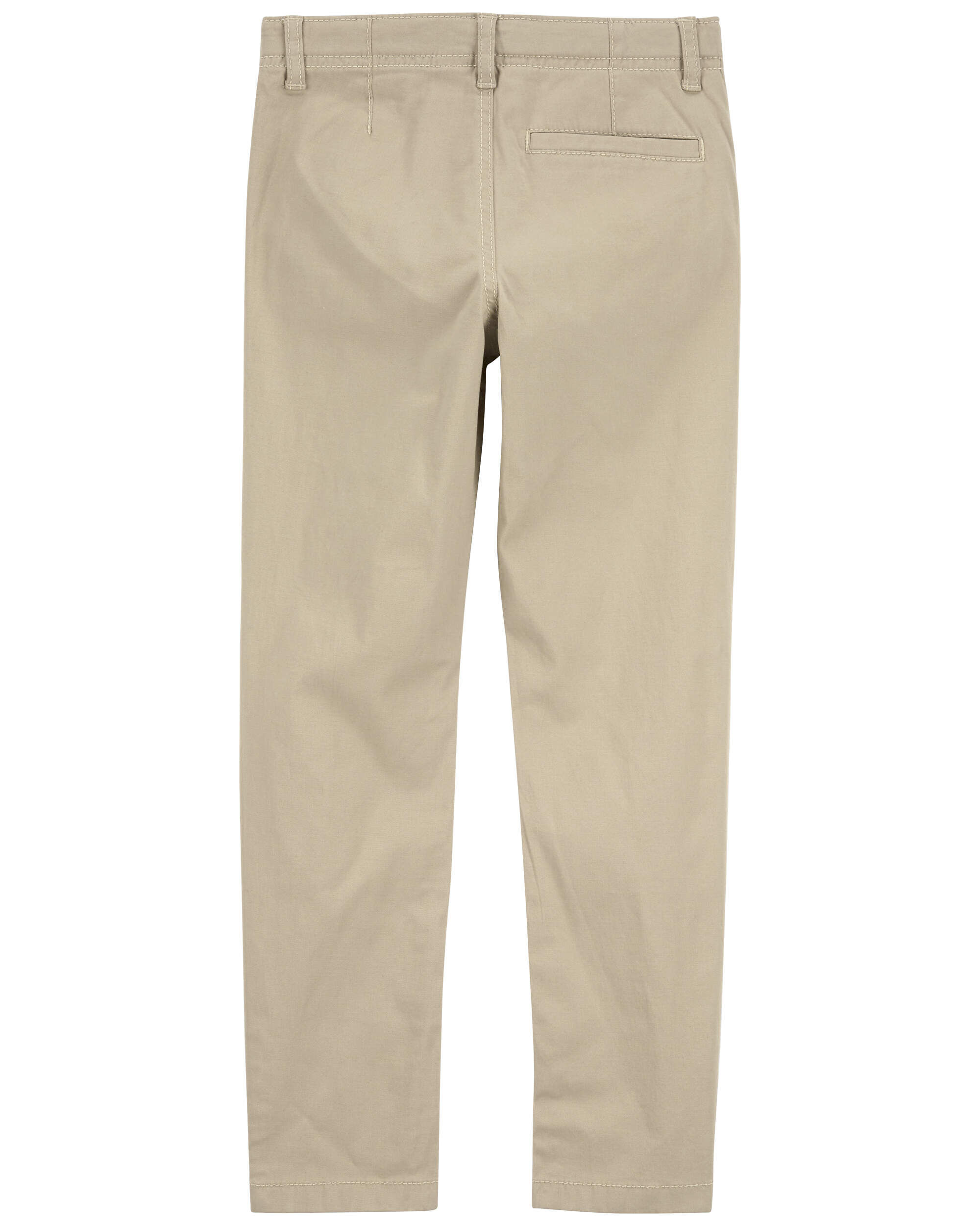 Kid Slim Tapered Chino Pants - Khaki