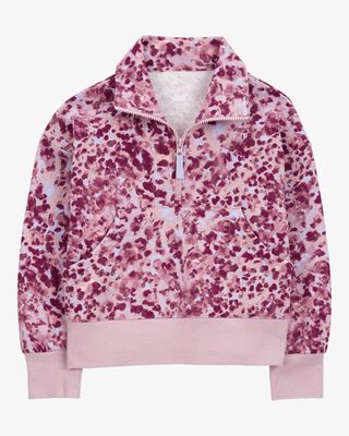 Product image 2 of Kid 2-Piece Floral Fleece Pullover & Leggings Set