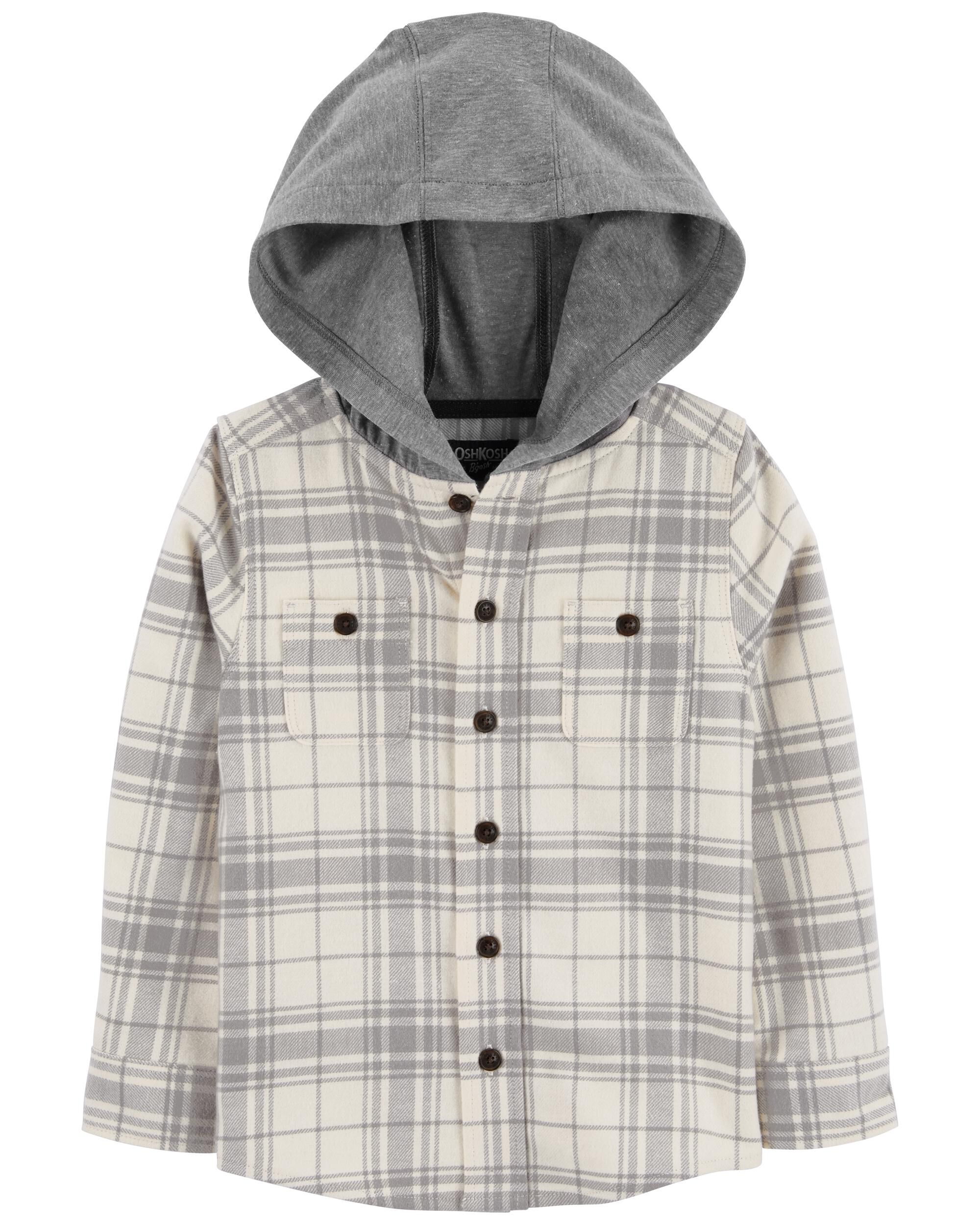Cozy Flannel Hooded Top OshKosh Carter s