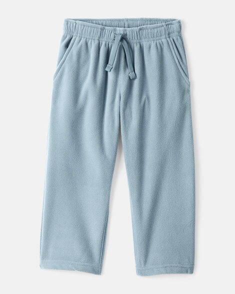 toddler boy fleece pants - blue