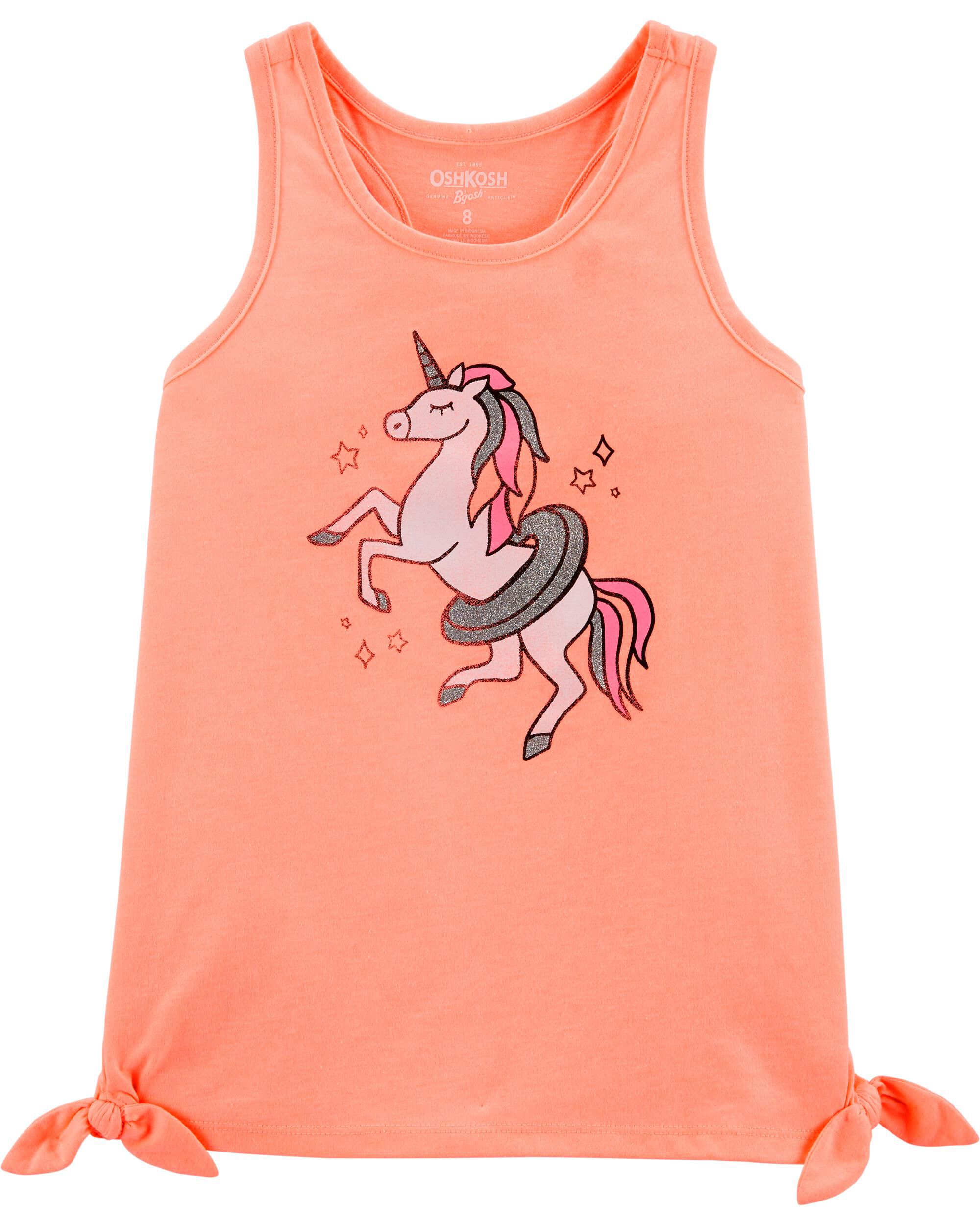 *CLEARANCE* Unicorn Side Tie Tank