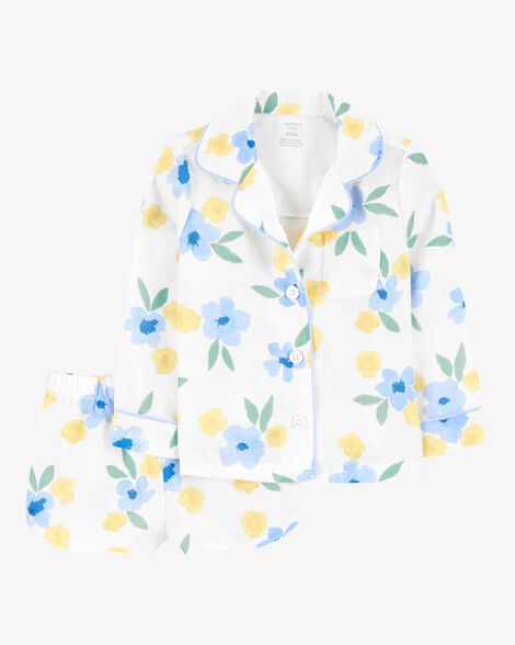  Product image 1 of Toddler Floral Loose Fit 2-Piece Pajamas