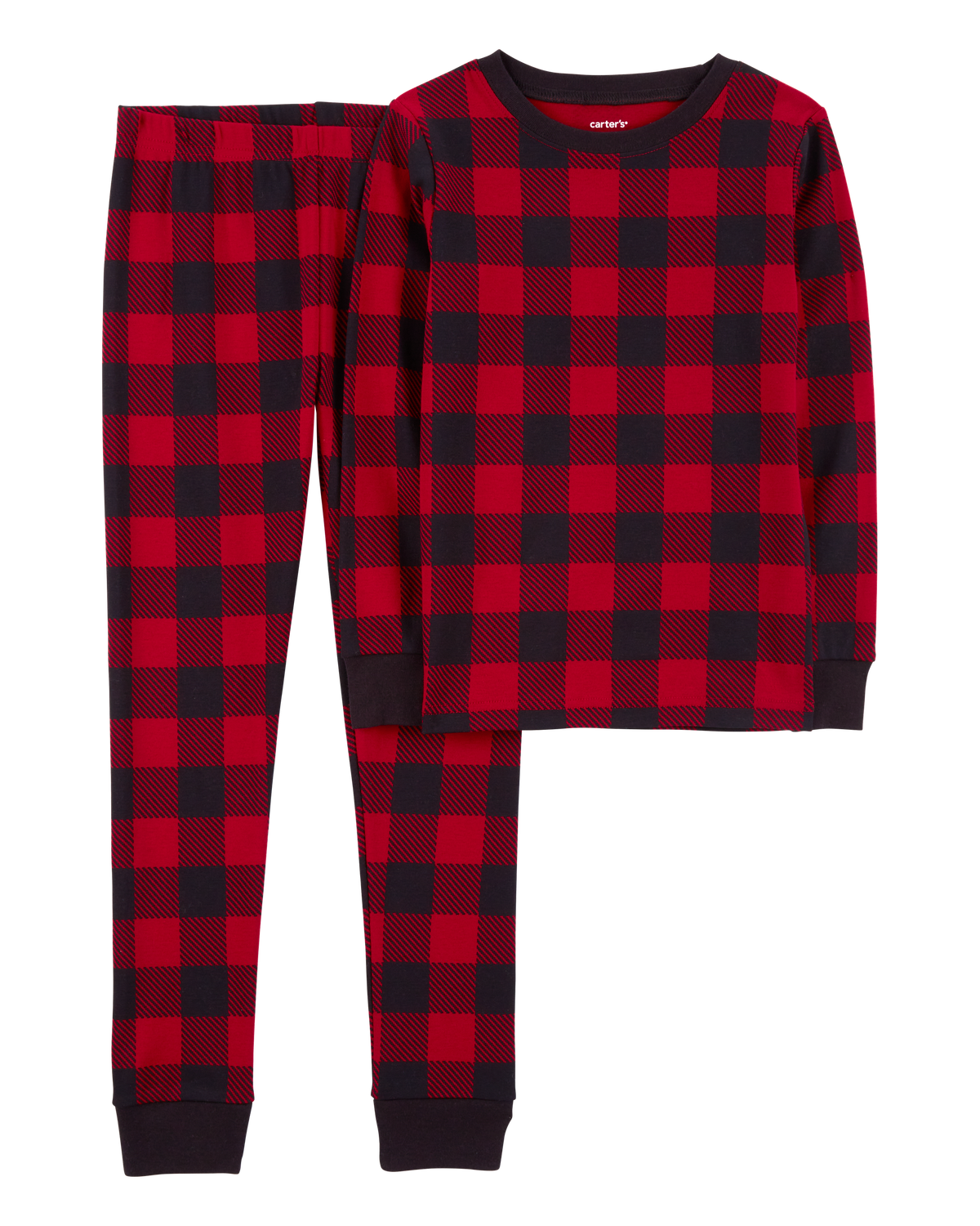 Pajama Set Red Buffalo Check Men's Pajama Pants Mens Red And