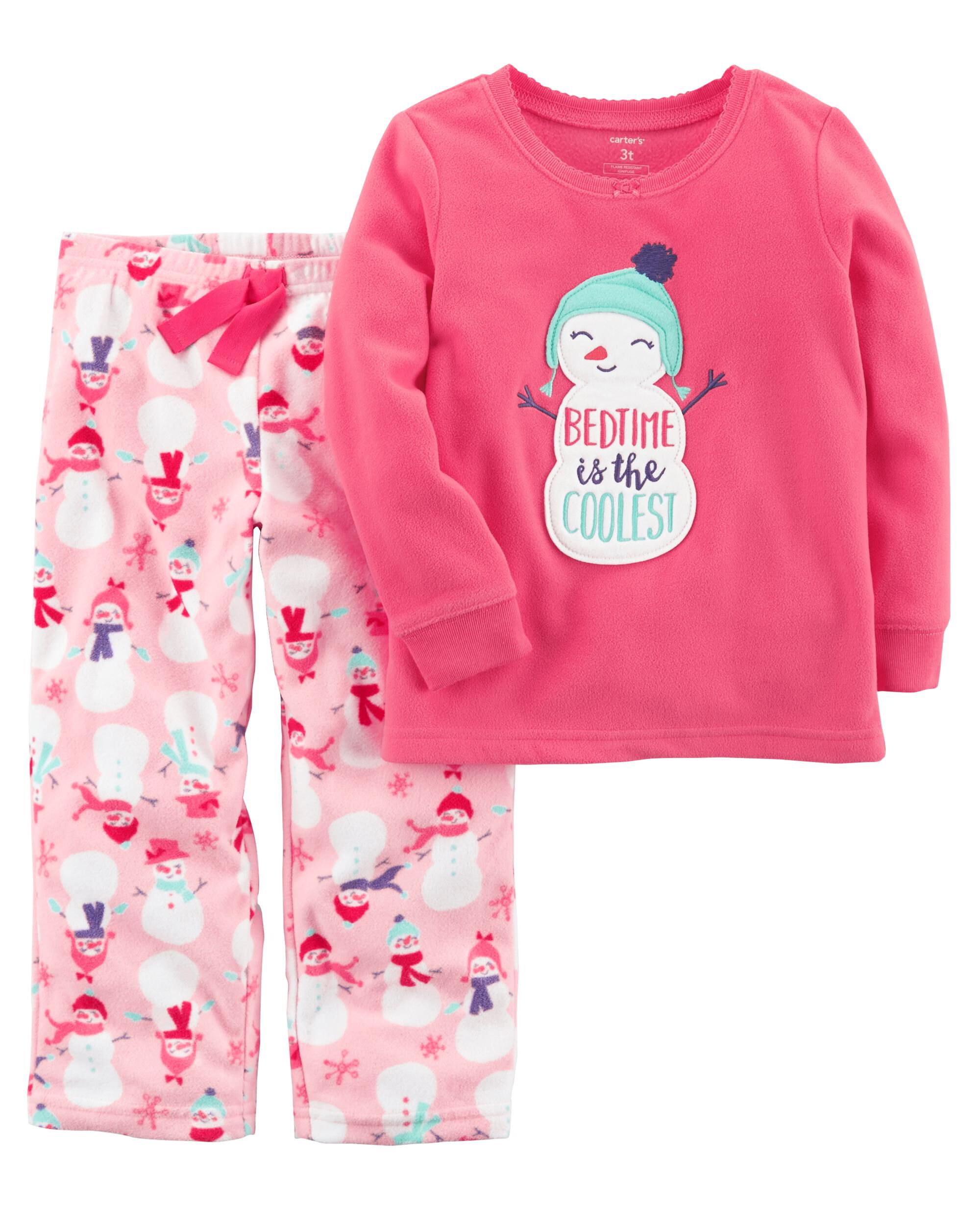 carter's 2 piece fleece pajamas
