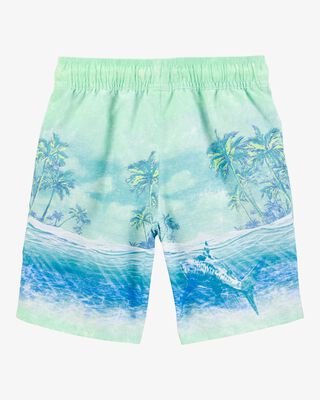 Product image 2 of Kid Shark Print  Swim Trunks