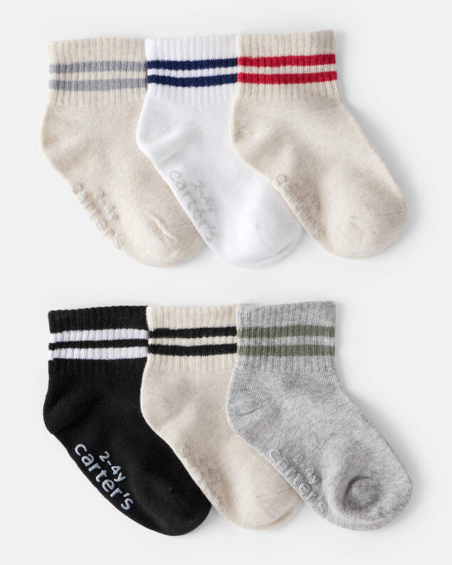 Product image 1 of Toddler Boy 6-Pack Ankle Socks