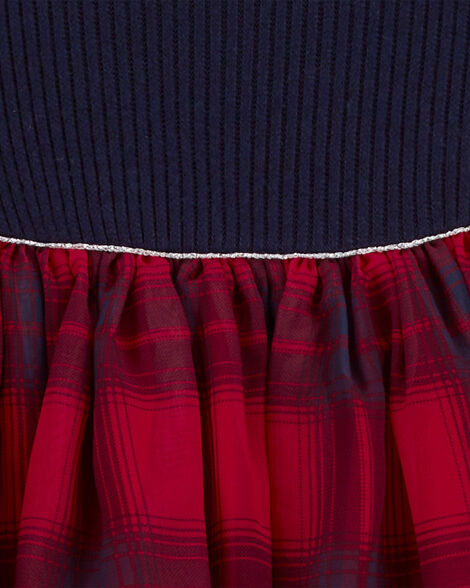 Product image 3 of Baby Long-Sleeve Plaid Dress