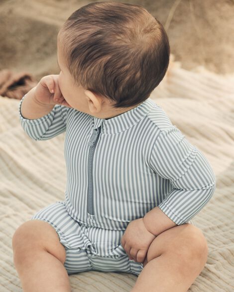 Product image 5 of Baby Boy Recycled Long Sleeve Rashguard Swimsuit