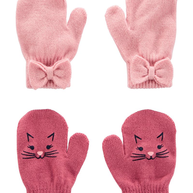 Pink 2Pack Mittens