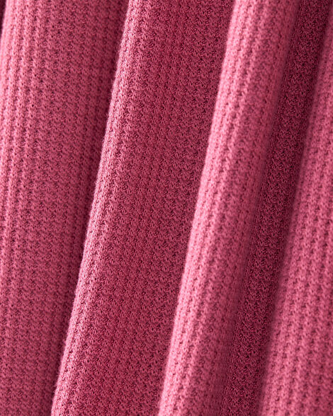 Baby Girl PurelySoft Long-Sleeve 2-Way Zip 1-Piece Pajamas - Pink