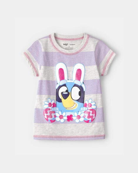 toddler girl bluey™ easter graphic tee