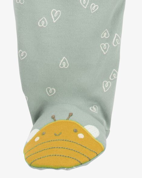 Product image 2 of Baby Bee Zip 2-Way Zip Cotton Sleep & Play Pajamas