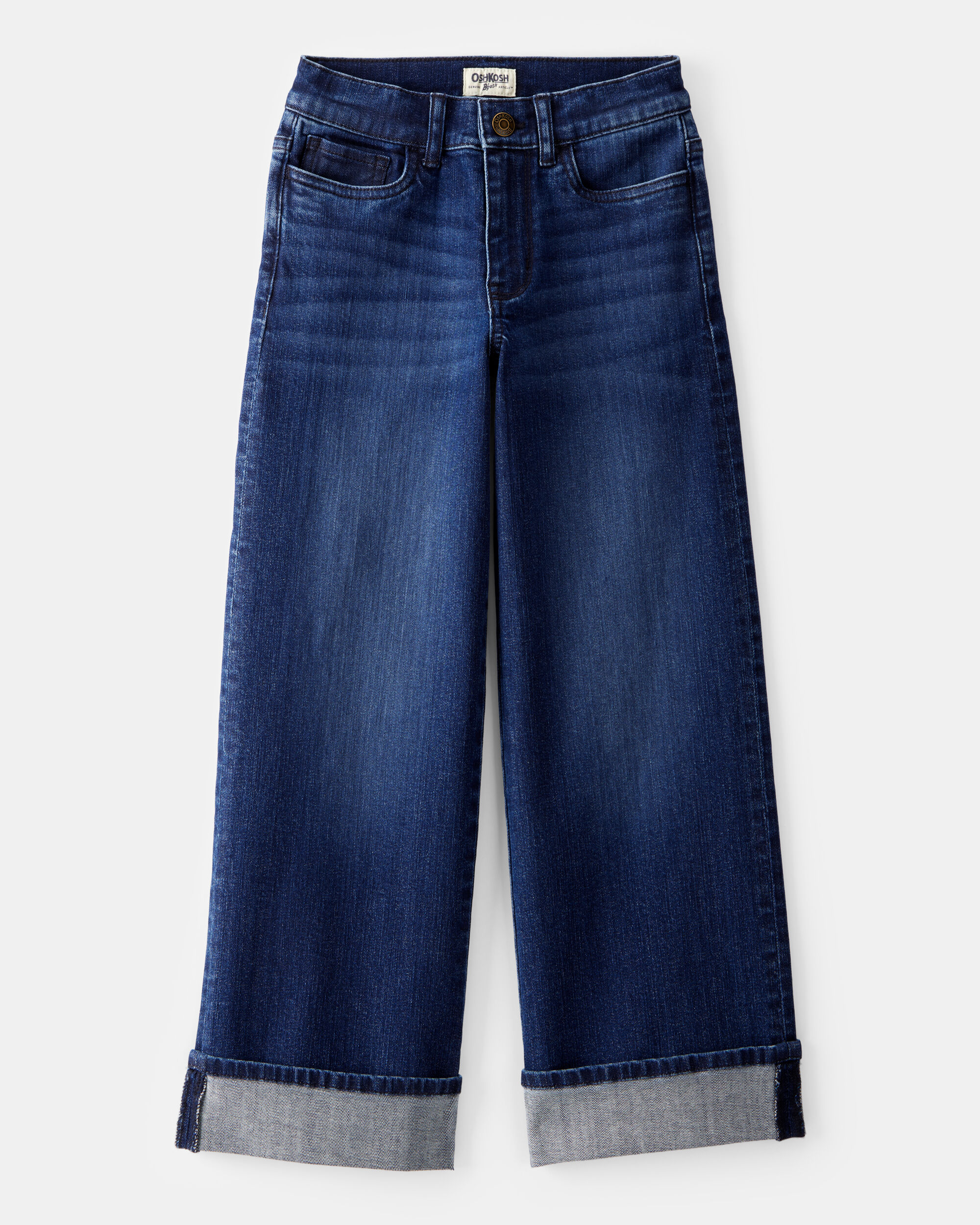 Kid High Rise Distressed Denim Jeans - June Wash - OshKosh