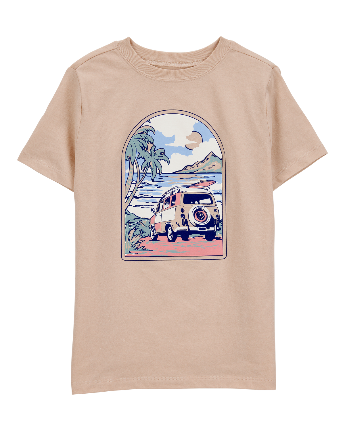 トップス BROTHER BROTHER SHORT SLEEVE TEE Kid Beach Short-Sleeve Graphic Tee - Tan - OshKosh | Carter's