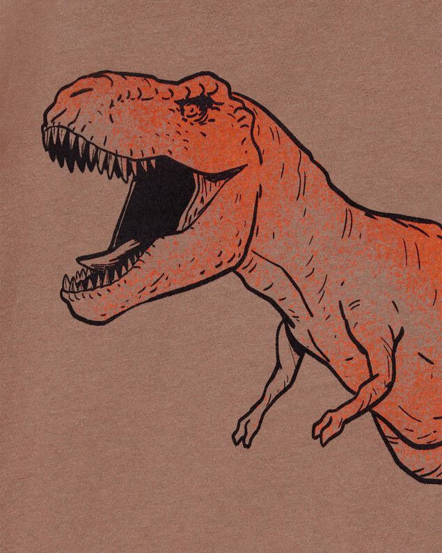 Product image 2 of Kid Dinosaur Short-Sleeve Graphic Tee- Brown