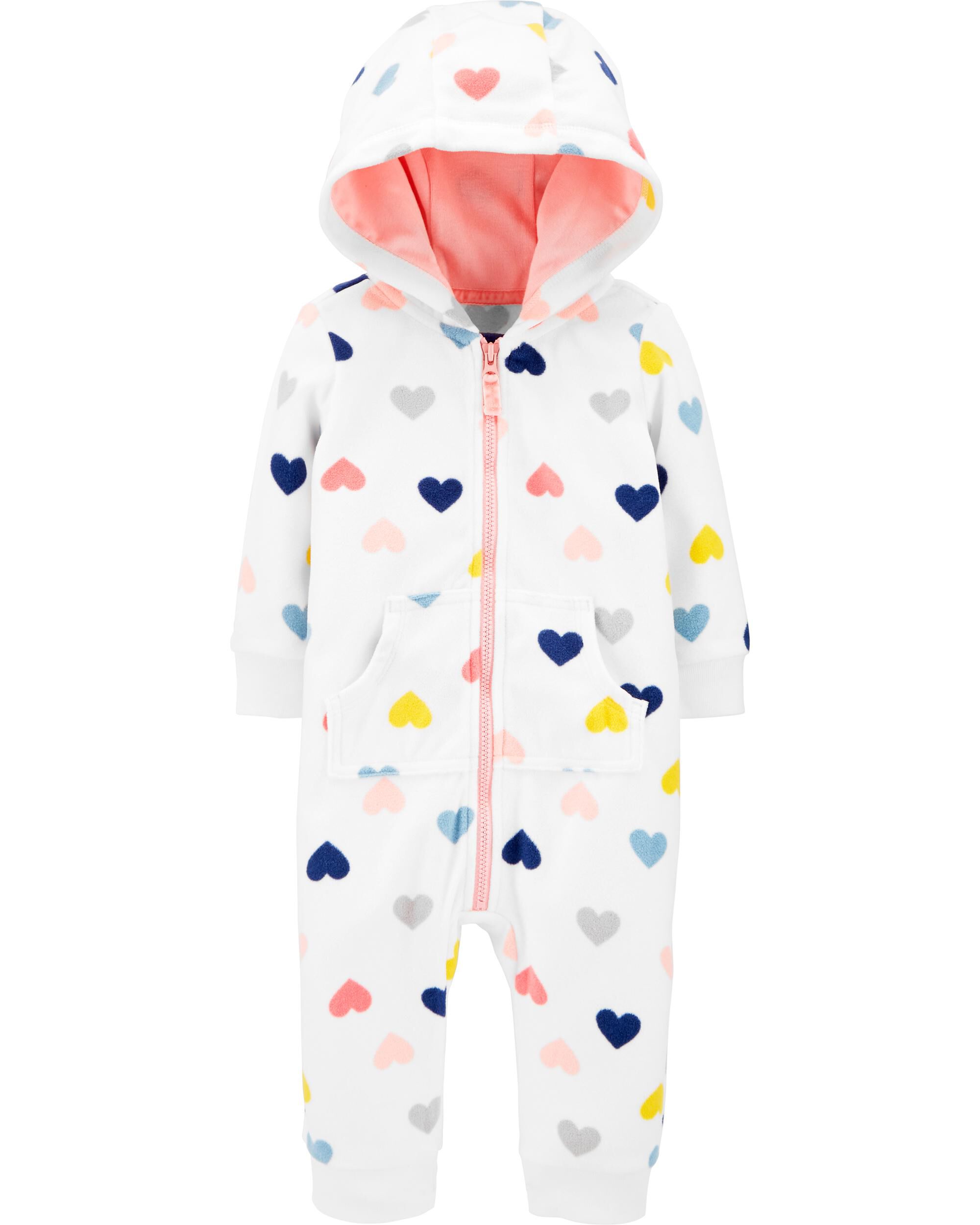 *DOORBUSTER* Heart Fleece Jumpsuit