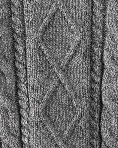 Organic Cable Knit Sweater Romper