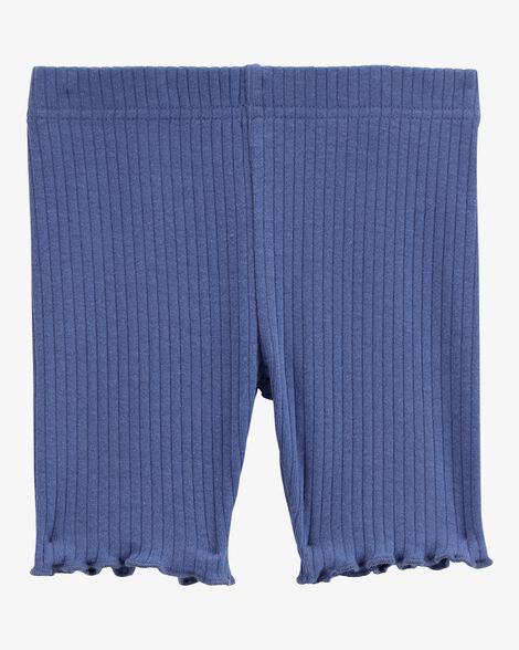  Product image 4 of Toddler Ribbed Bike Shorts - Blue