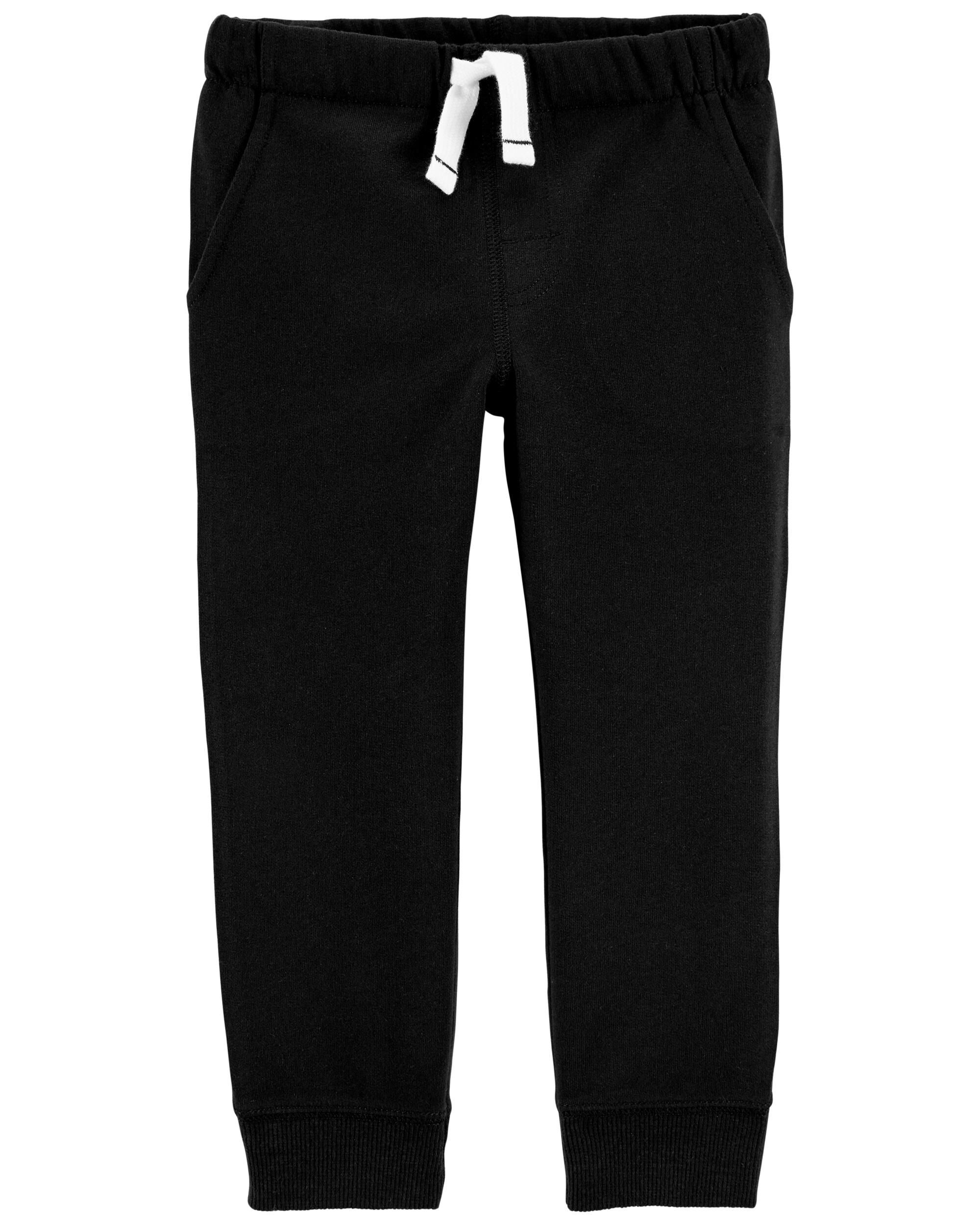 6-9 Meses Light Heather Simple Joys by Carters 2-Pack Athletic Knit Jogger Pants Infant-and-Toddler Dark Gray