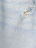 Lily Ozone Wash - Kid High Rise Baggy Wide Leg Jeans - Lily Light Denim Wash, Selected