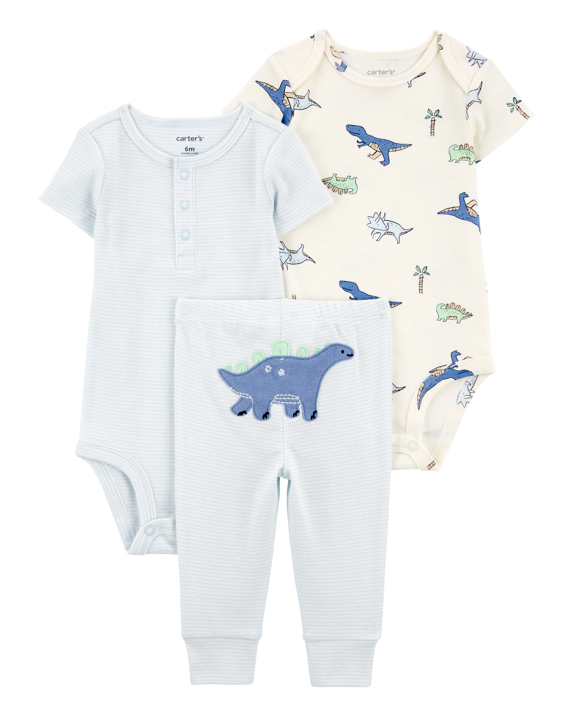 Baby 3-Piece Dinosaur Little Outfit Set