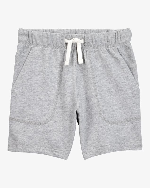Product image 1 of Boys Pull-On French Terry Shorts - Grey