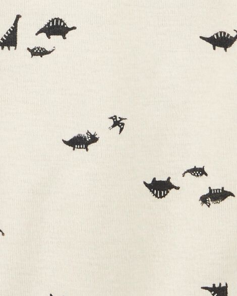 Product image 4 of Baby Boy 5-Pack Striped Dinosaur Short-Sleeve Bodysuits