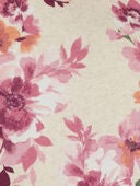 Cream - Kid Floral Print Fleece Jacket , Selected
