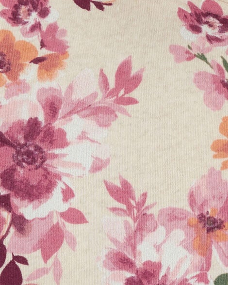  Product image 2 of Kid Floral Print Fleece Jacket 