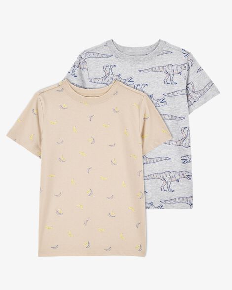 Product image 1 of Kid 2-Pack Allover Print Short-Sleeve Tees