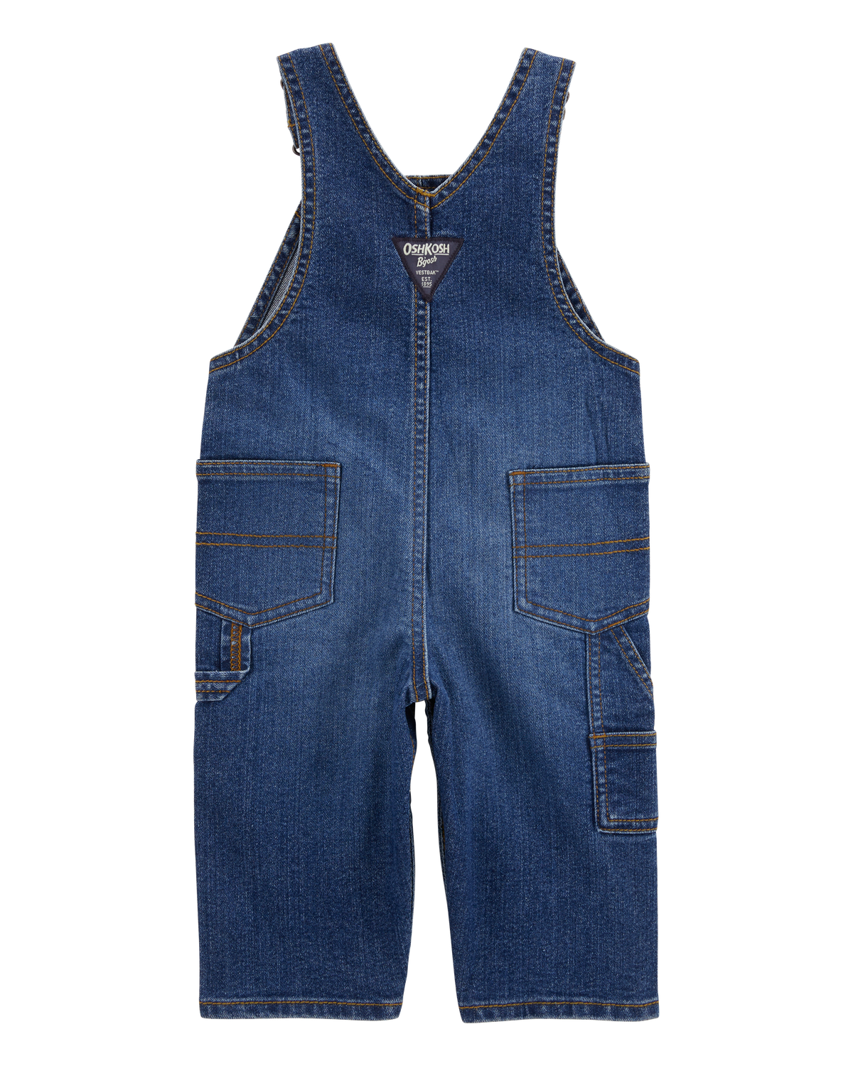 oshkosh ケミカルデニムオーバーオール　4T Light Denim Toddler Classic OshKosh Overalls | skiphop.com
