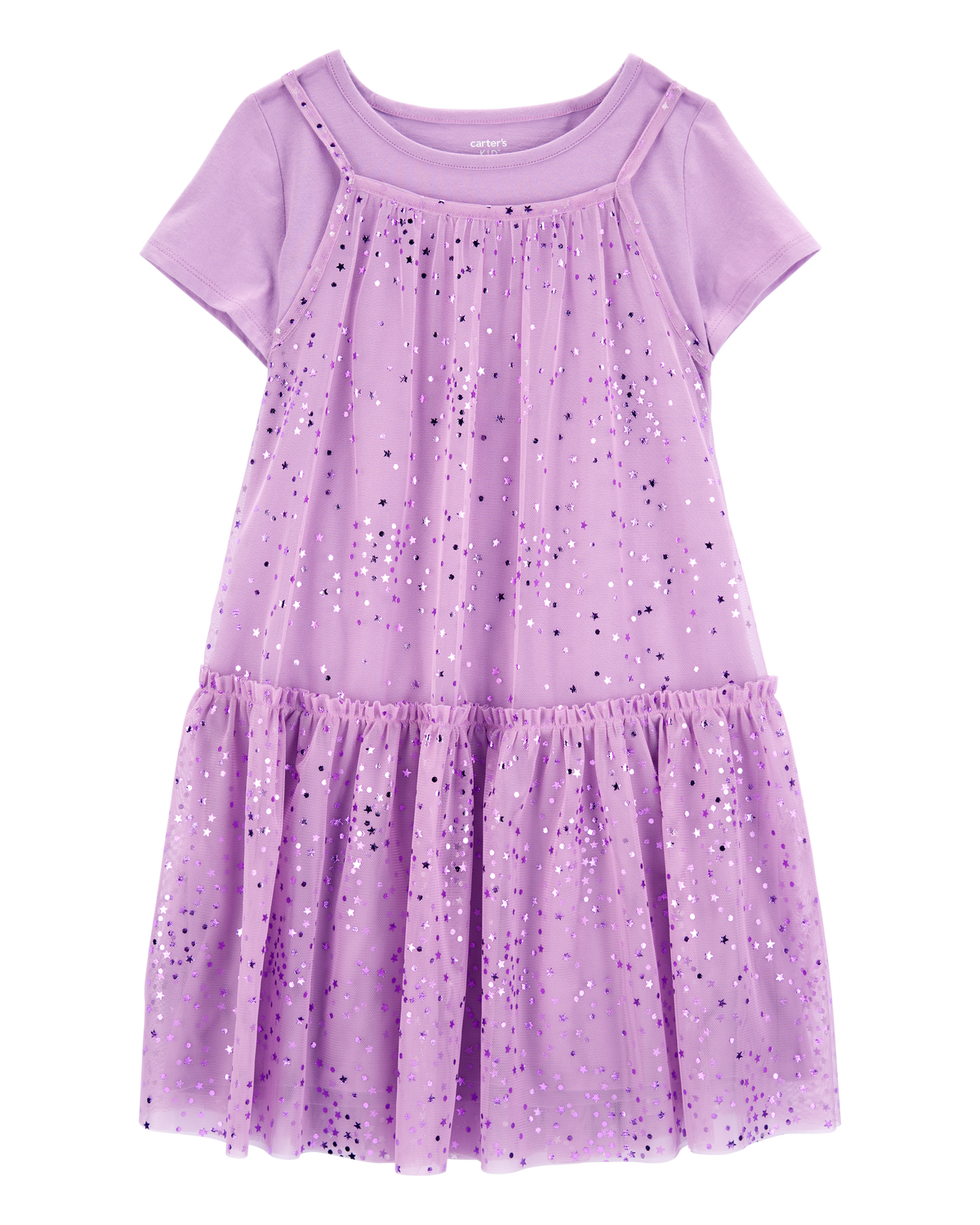 Kid Sparkly Star Tulle Dress Set - Carter's | Carter's