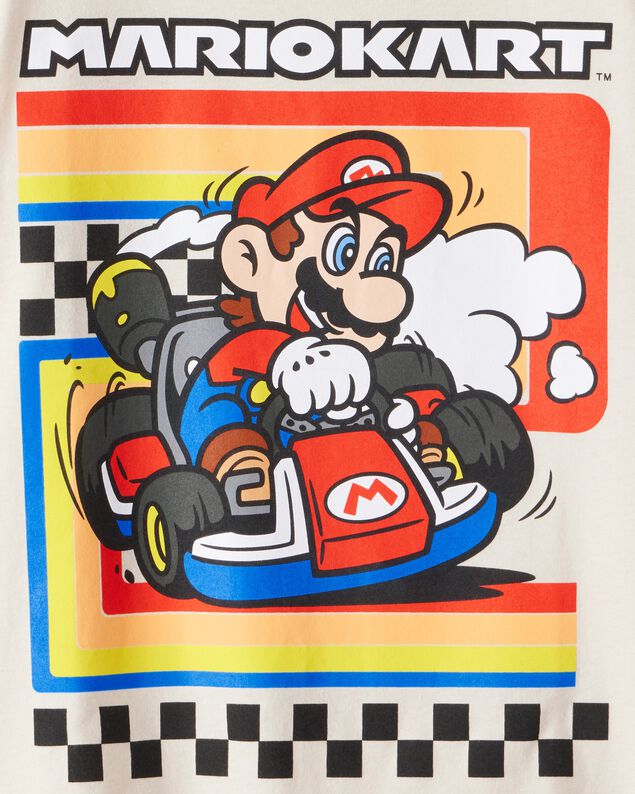Product image 2 of Kid Mario Kart ™ Short-Sleeve Graphic Tee - Cream