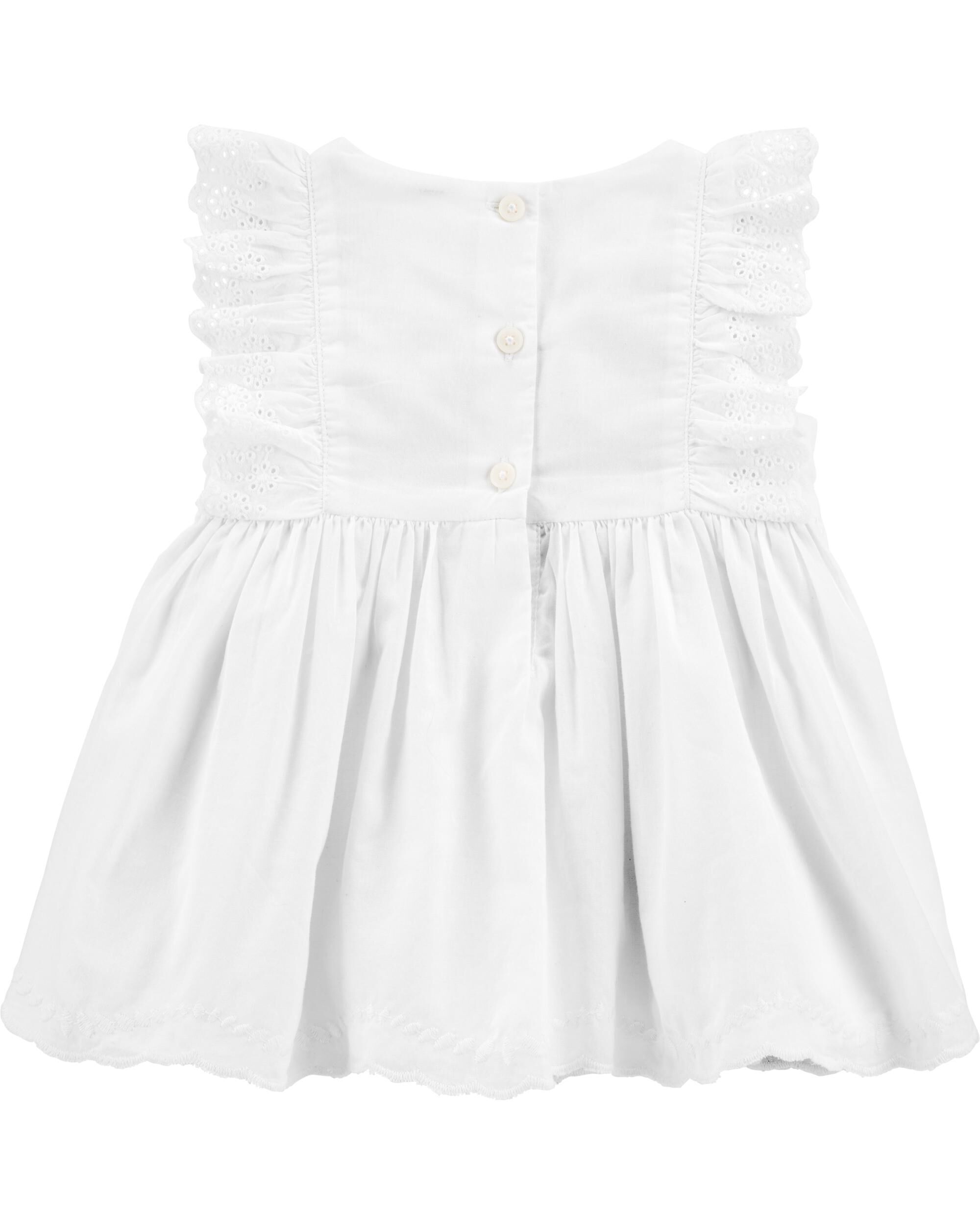 carter's white dress