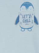 Blue - Baby 2-Piece Penguin Sweatshirt & Pant Set, Selected