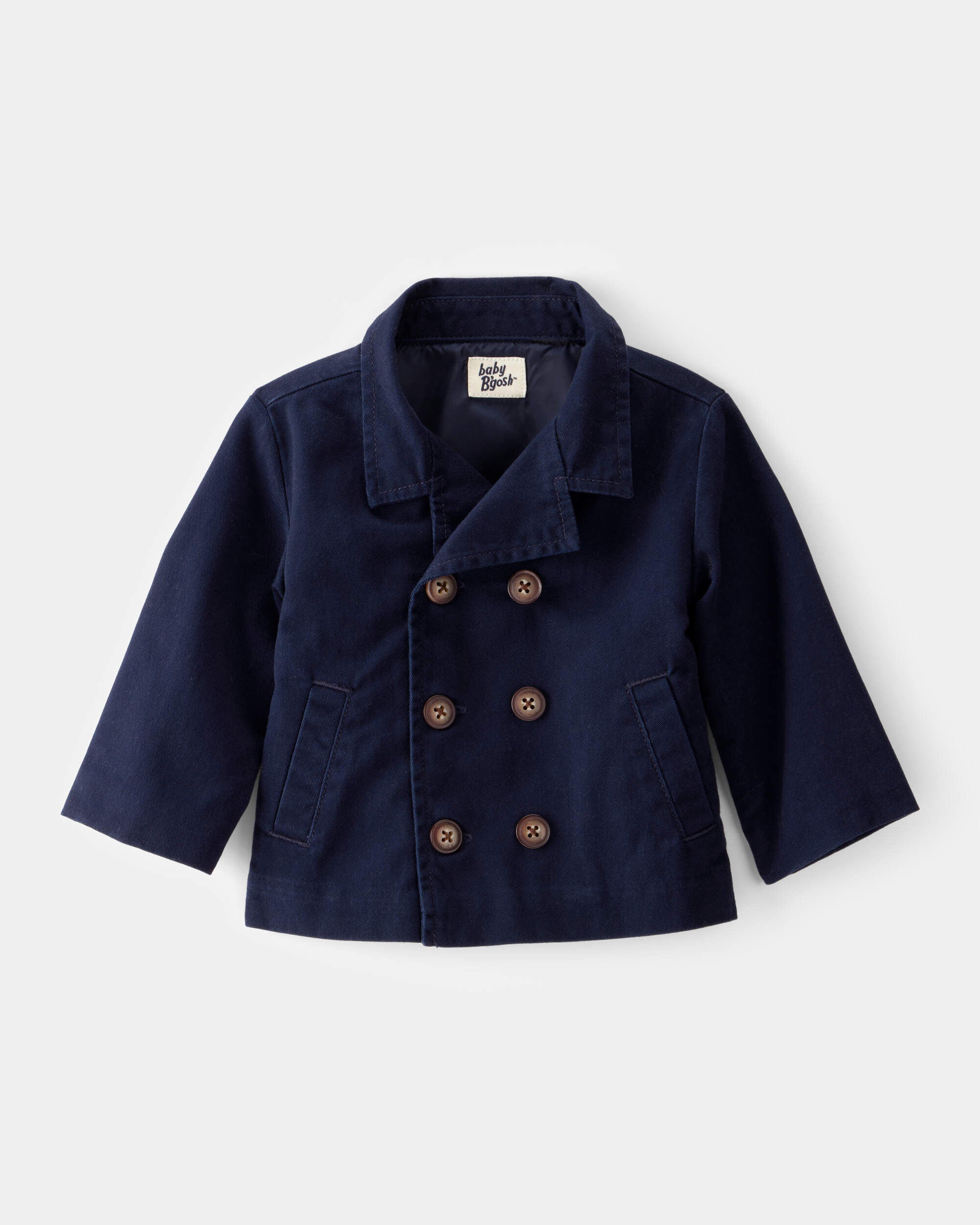 【2024年製 新品】 Twill Baby 100% OshKosh - Navy - Jacket Button-Down Cotton ジャケット・アウター