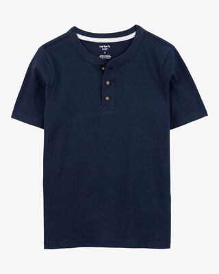 Product image 1 of Kid Short-Sleeve Henley Tee