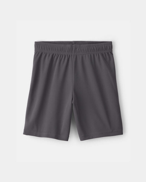 boys mesh active shorts - grey