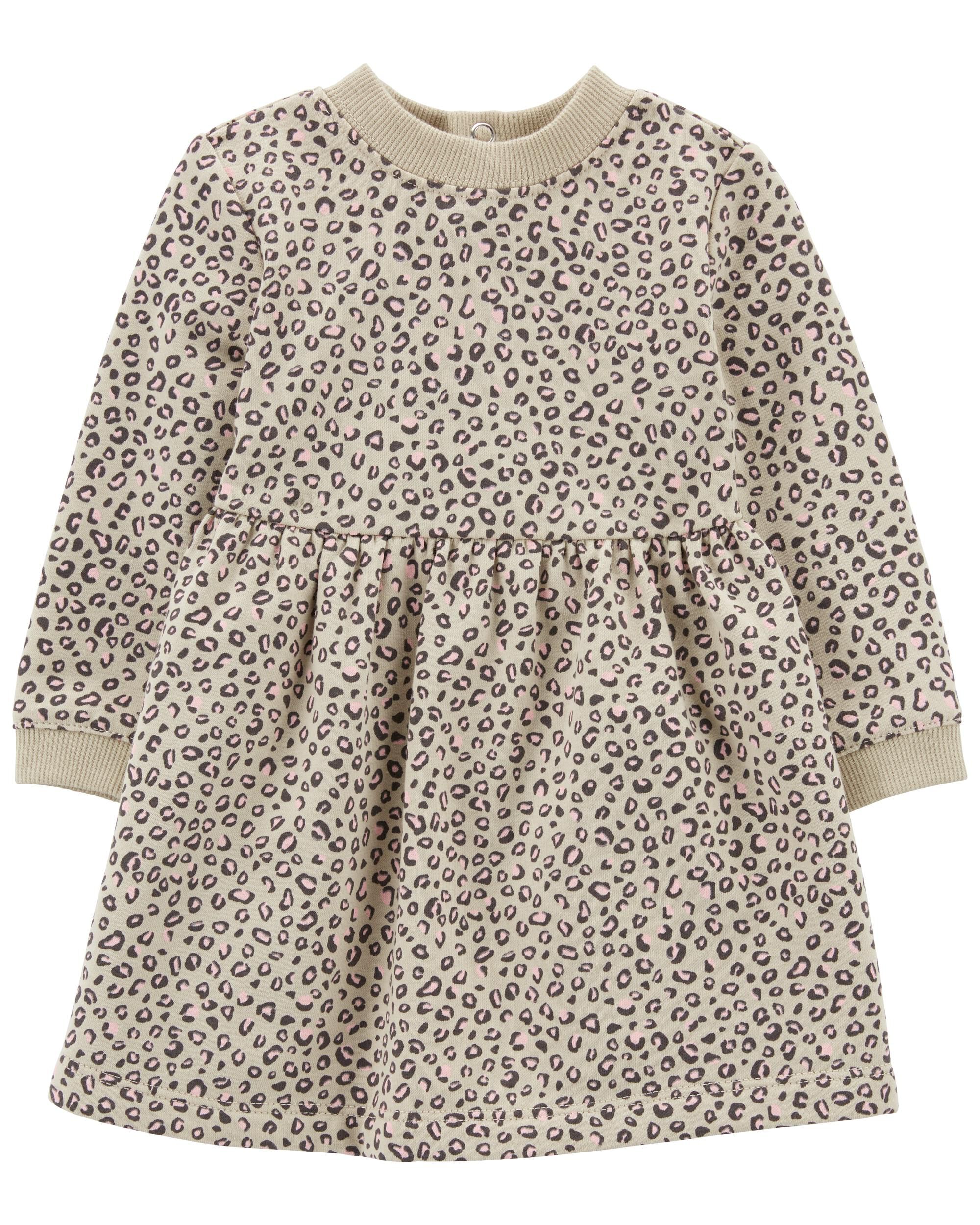 Baby girl animal print dress on sale