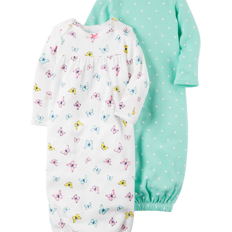 2Pack Babysoft Sleeper Gowns