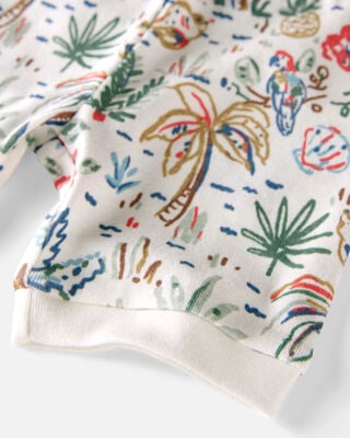 Product image 2 of Baby Organic Cotton Pajamas Set in Tropical Paradise Print