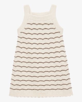 Product image 1 of Baby Striped Crotchet Knit Tank Dress