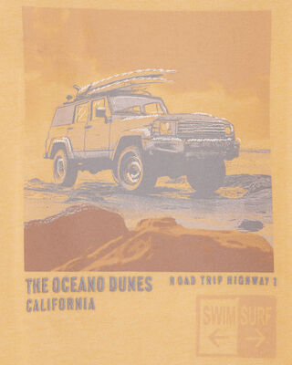 Product image 2 of Kid Beach Graphic Tee - Yellow