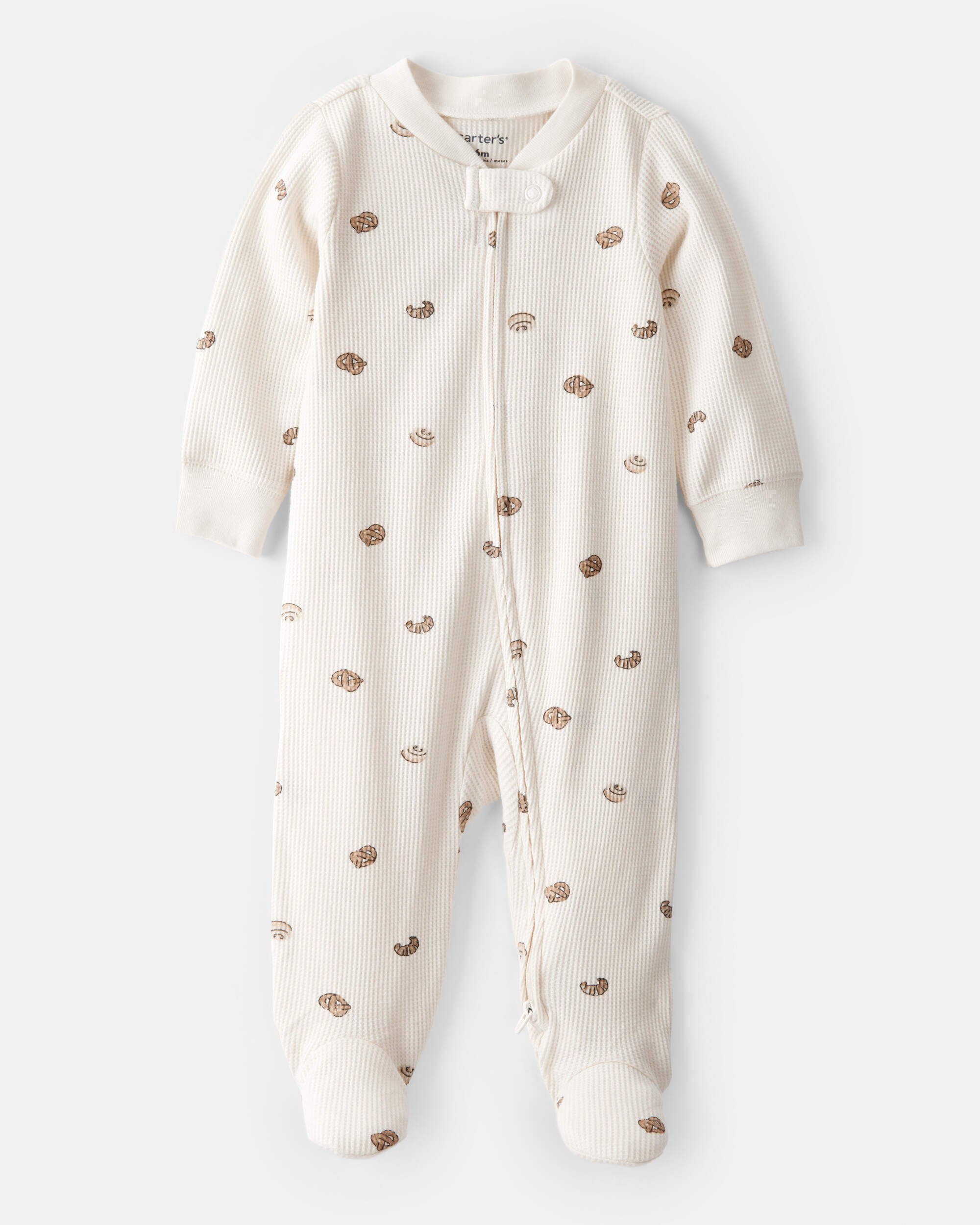 BABYTRIANA セットアップ　12-24m Baby 4-Pack Snack Time Long-Sleeve Multipack Bodysuits