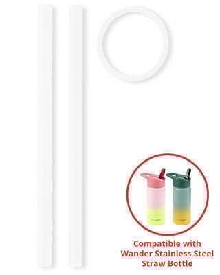 Product image 1 of Wander Straw Bottle Extra Straws - 2-Pack