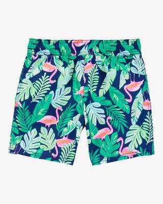 Product image 2 of Kid Tropical Print Swim Trunks