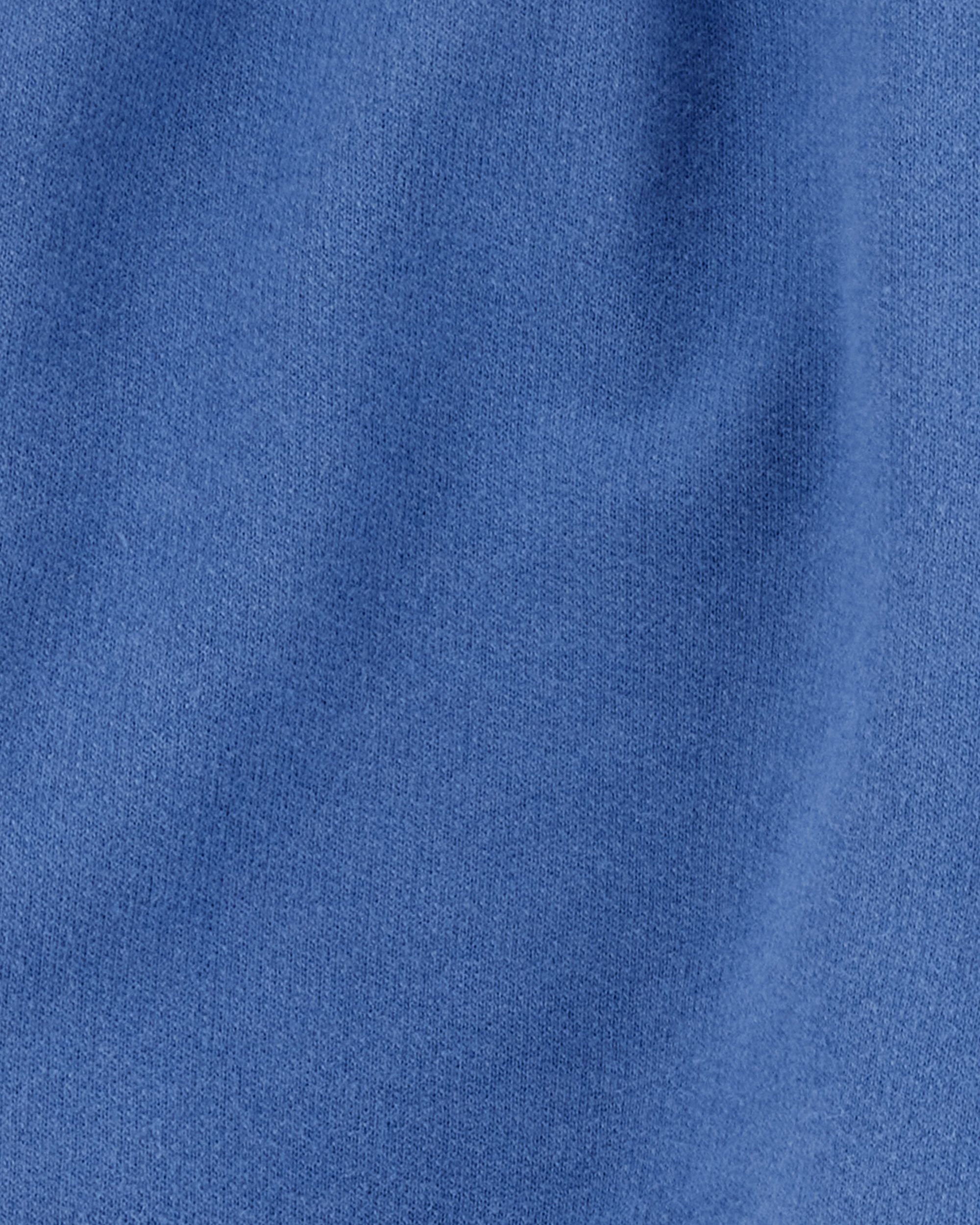 Kid Pull-On French Terry Shorts - Blue